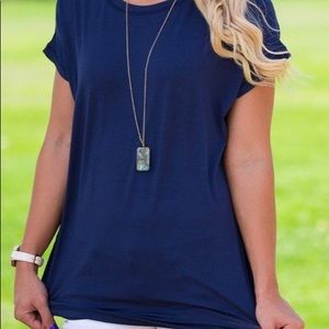 Piko short sleeve-navy blue